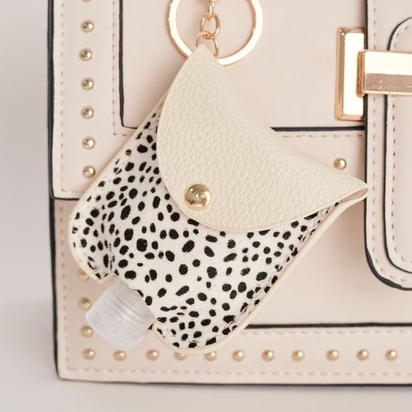 2/$20 Genuine Leather Sanitizer Keychain w/ Bottle - Picture 13 of 14